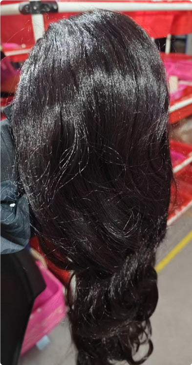 Red Long Curly Hair Big Wave