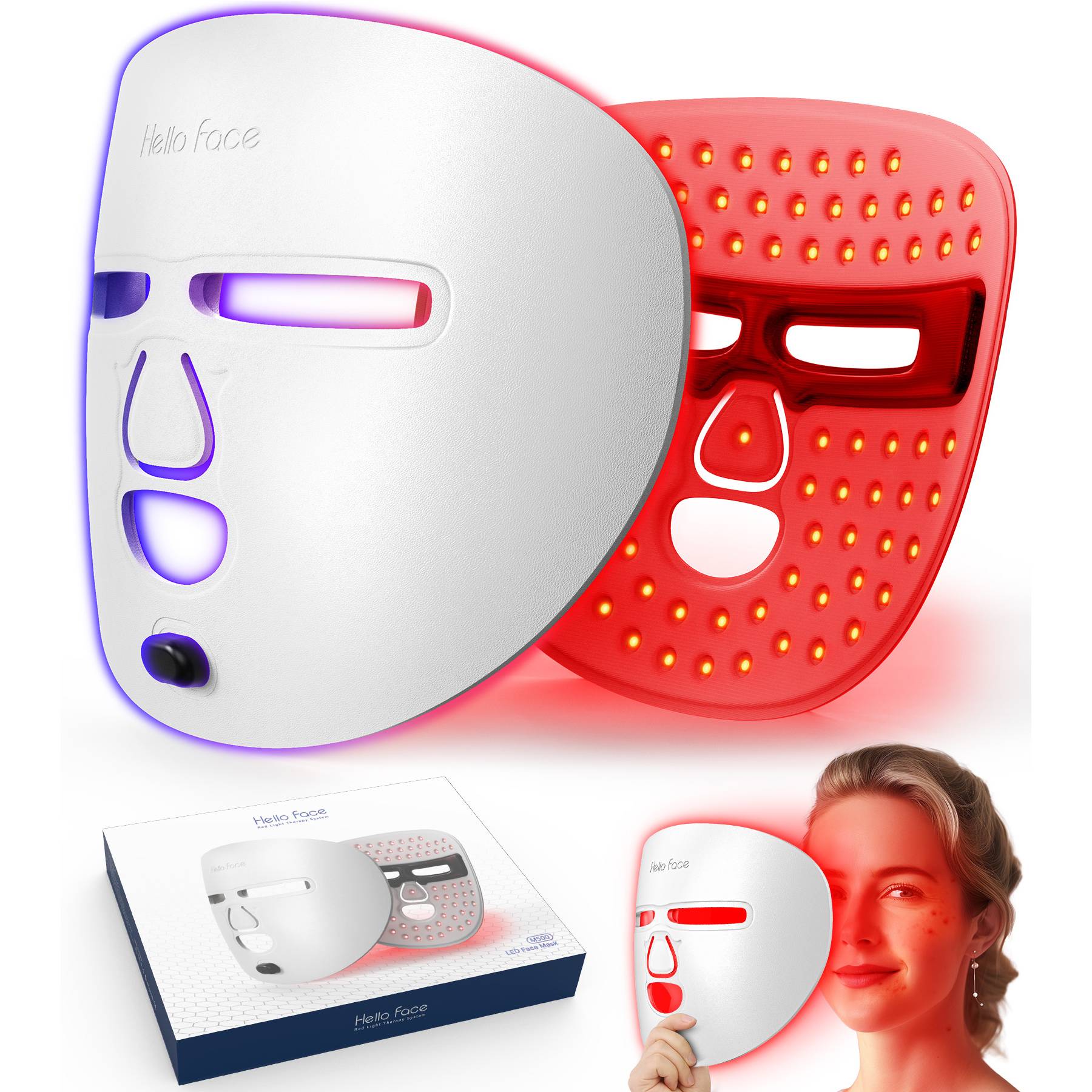 LED Face Mask Facial Care Too
