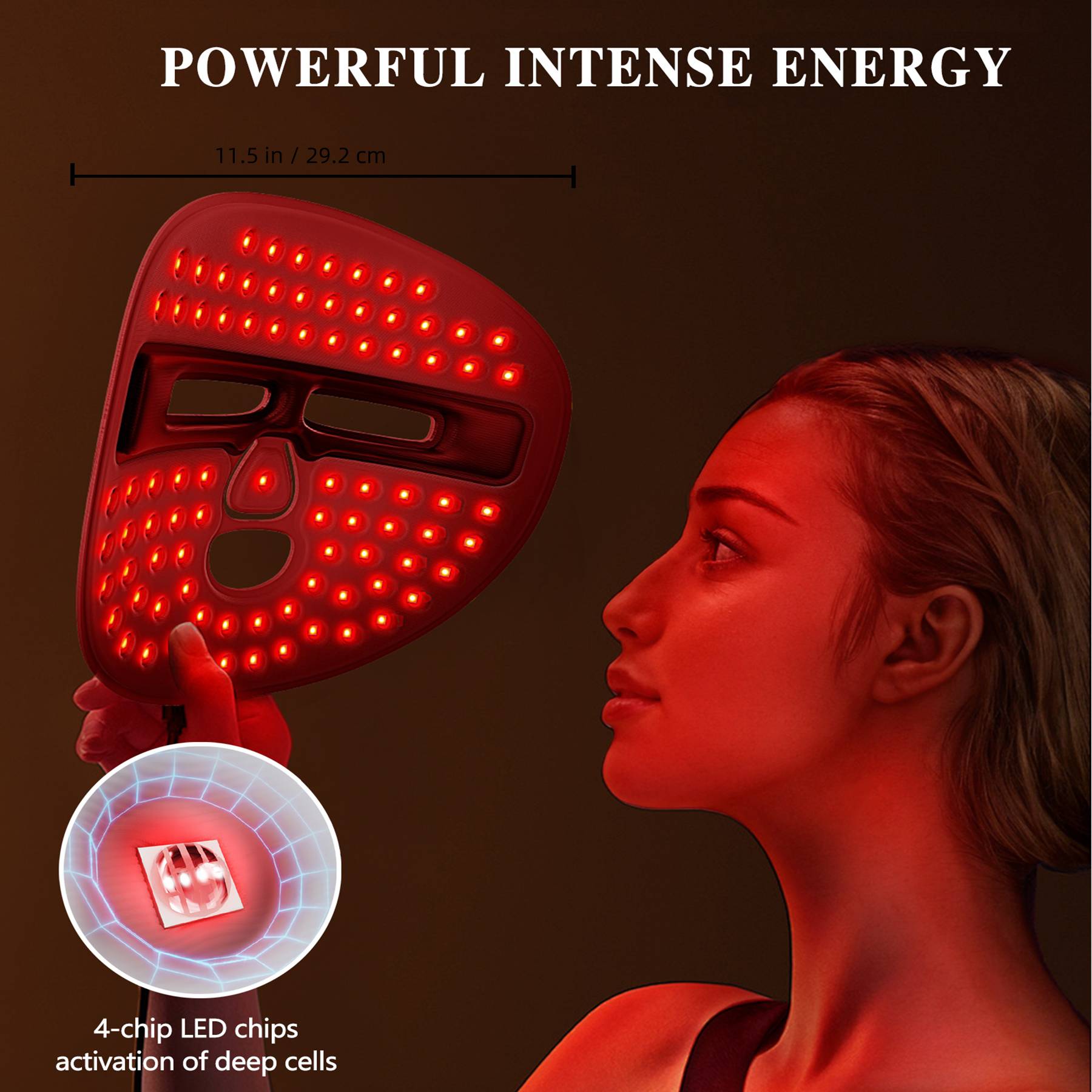 LED Face Mask Facial Care Too