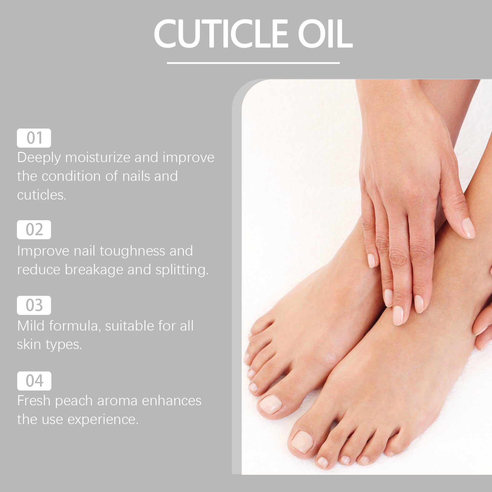 Moisturizing And Softening Nail Surface Care Oil