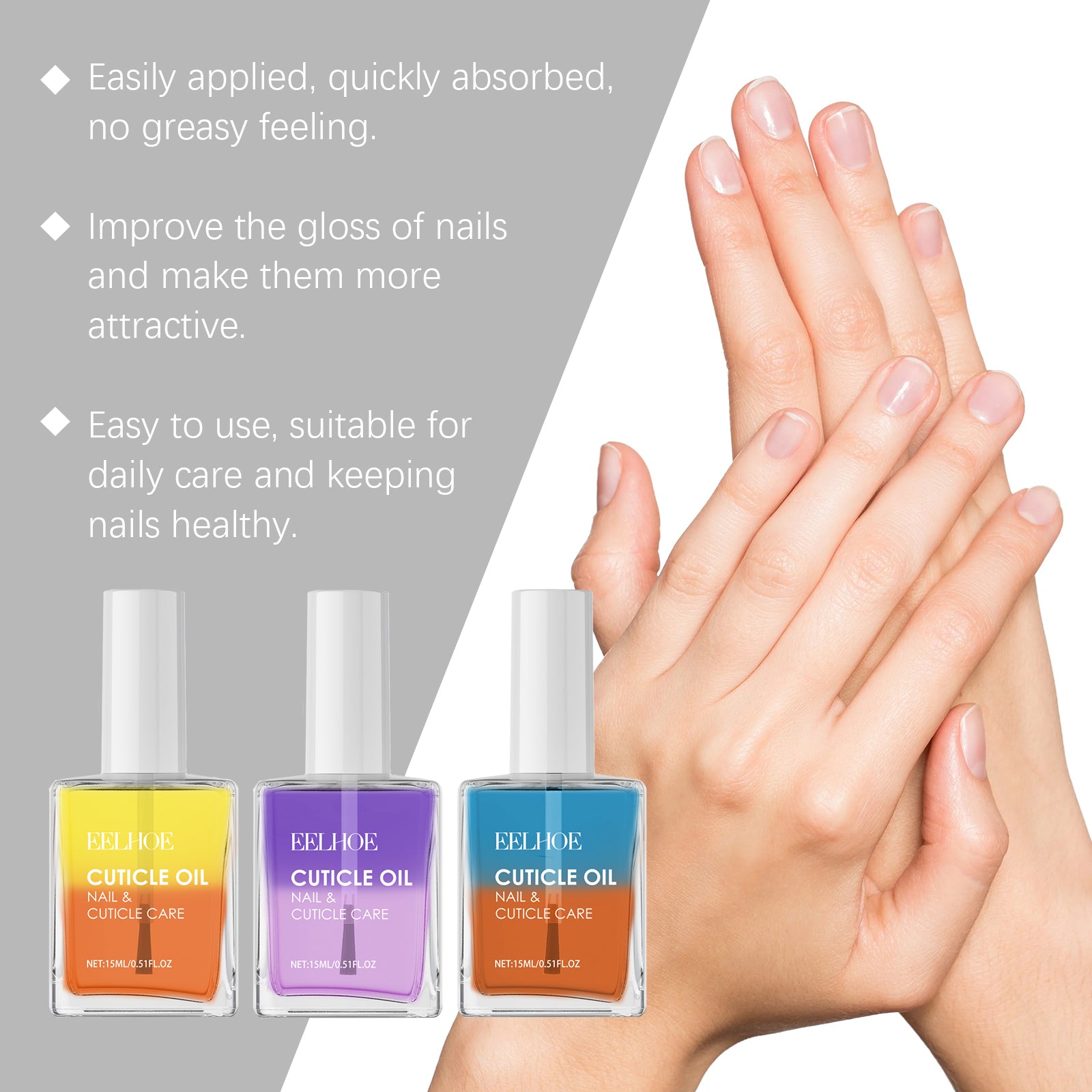 Moisturizing And Softening Nail Surface Care Oil