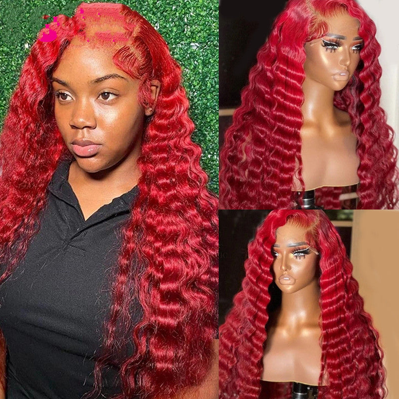 Red Deep Wave Human Hair