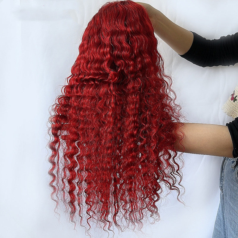 Red Deep Wave Human Hair