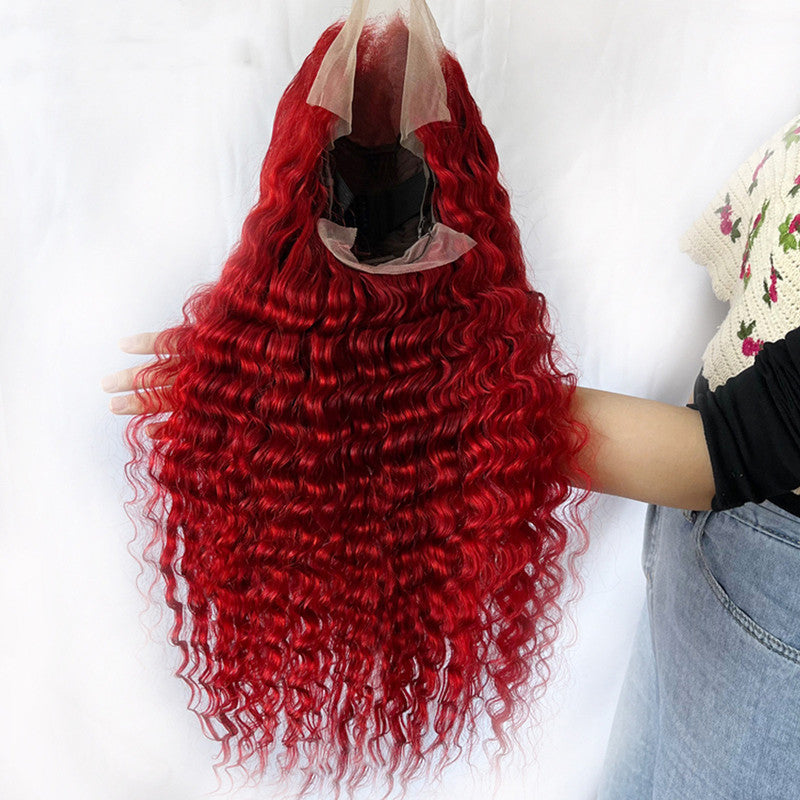 Red Deep Wave Human Hair