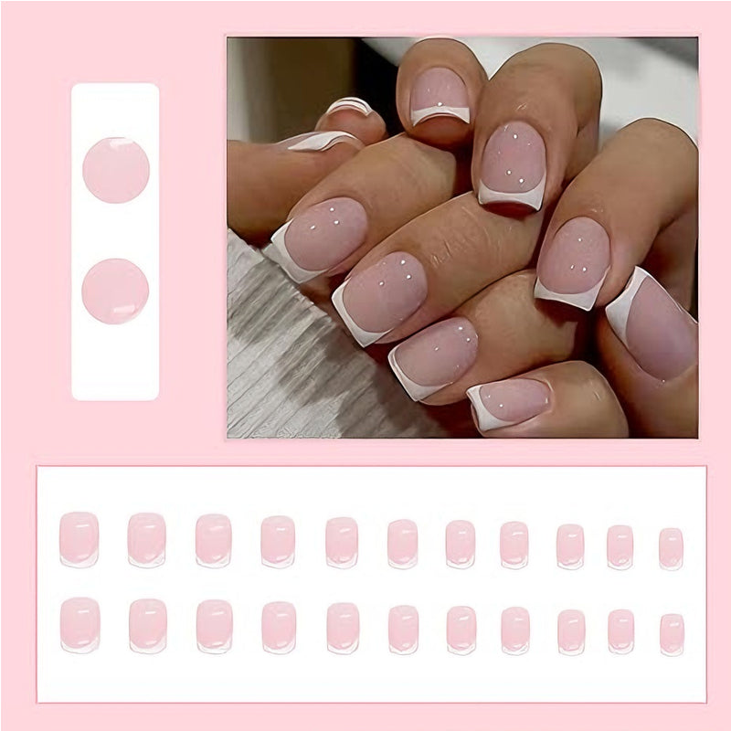 24 PCS Had Nail Tips False Nail
