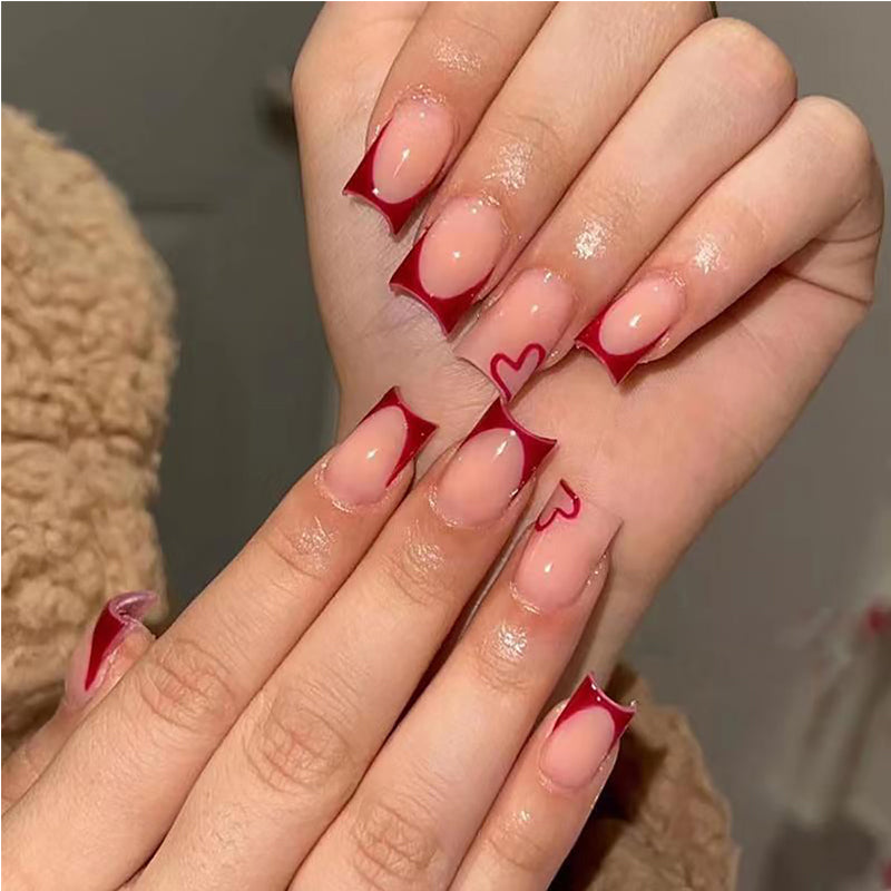 24 PCS Valentine's Day Press On Nails