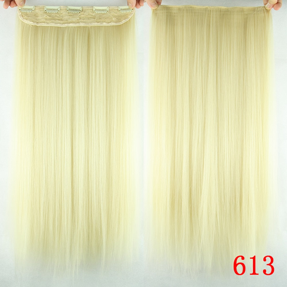 Five-clip hair wig