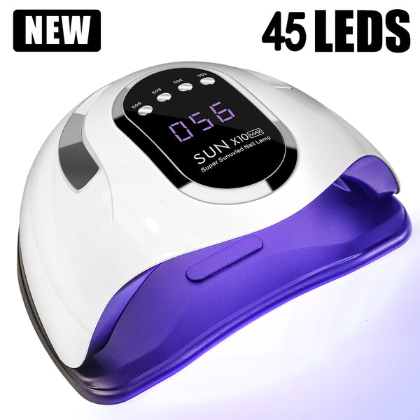 Nail Dryer For Gel Polish With 45Pcs Lamp Beads And Automatic Sensor 4 Timer Setting Professional Nail Art Tools